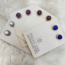 Gemstone sterling silver earring / Variety of Stones