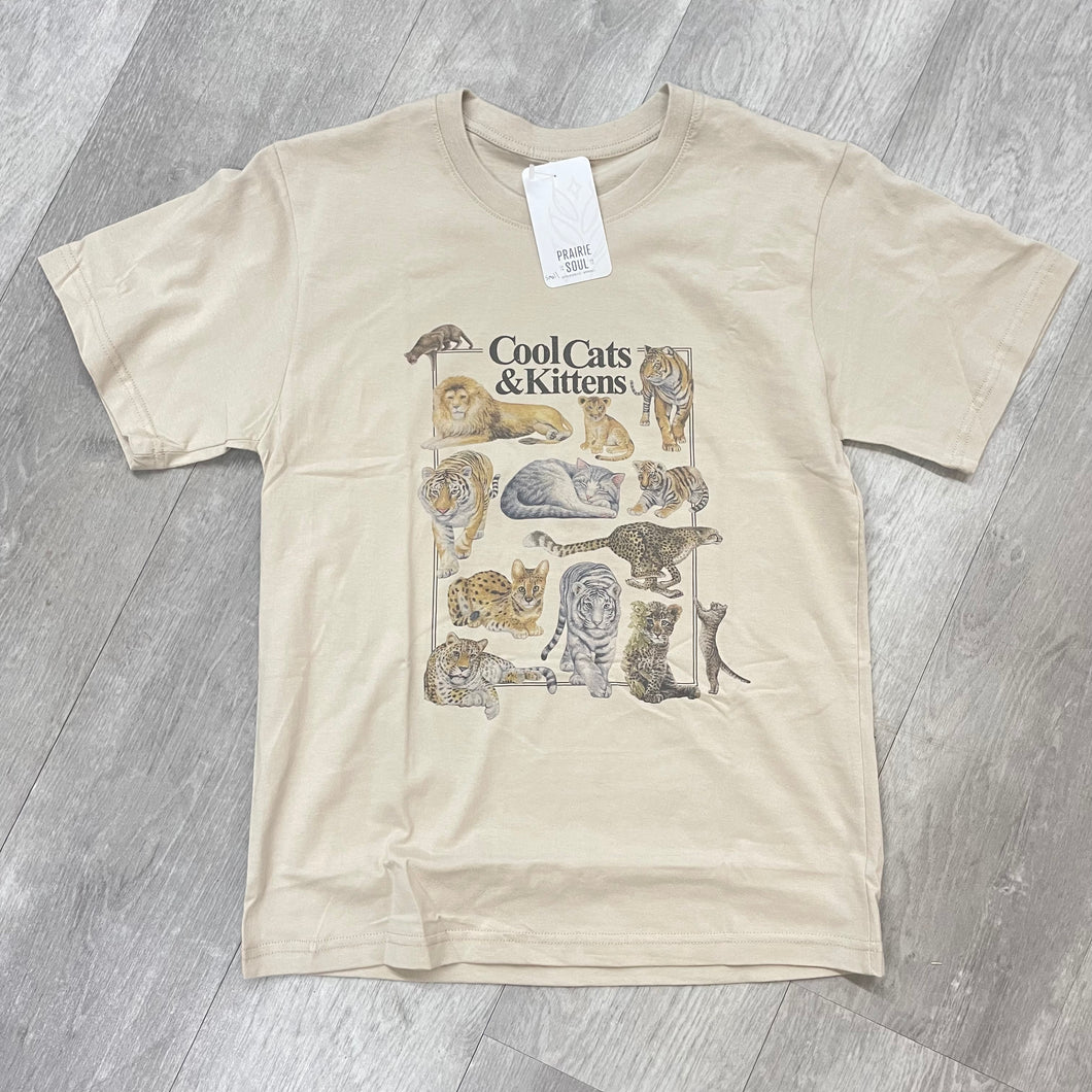 Graphic Tee / Cool Cats and Kittens
