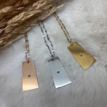 Saskatchewan Prairie Heart Necklace
