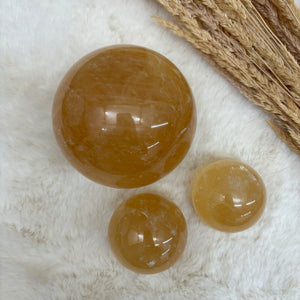 Honey Calcite "Get Shit Done" Stone