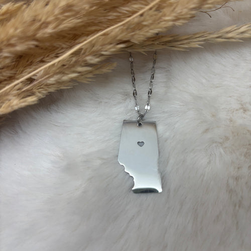 Alberta Prairie Heart Necklace