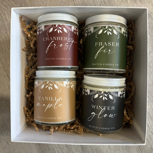 Match Candle Holiday Gift Box