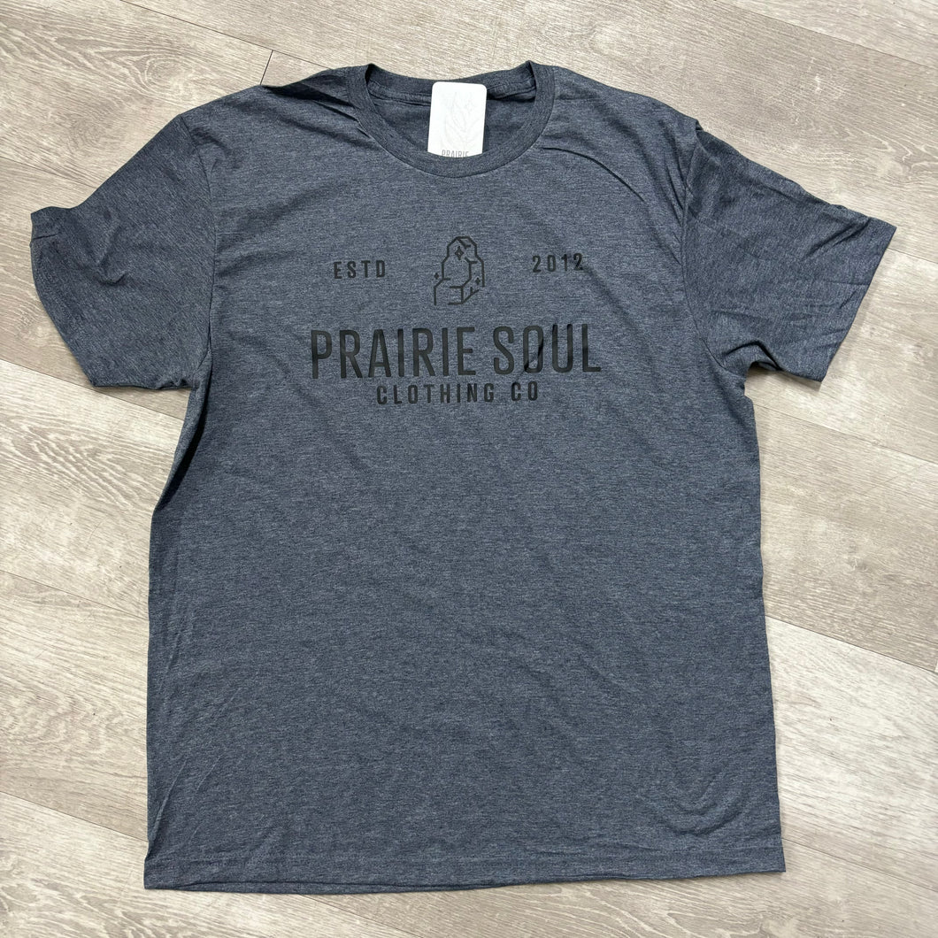 Prairie Soul Men's Tee / Denim / Elevator Clothing Co