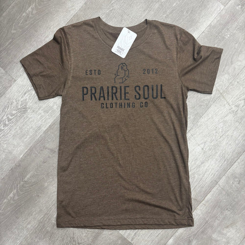 Prairie Soul Men's Tee / Brown / Elevator Clothing Co