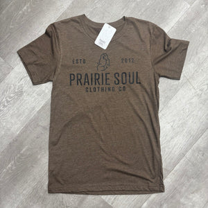 Prairie Soul Men's Tee / Brown / Elevator Clothing Co