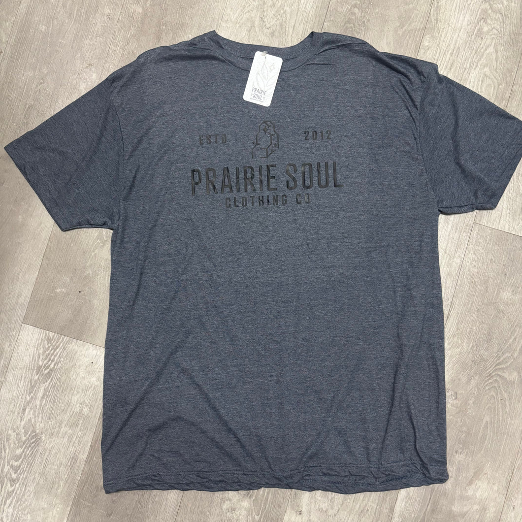 Prairie Soul Men's Tee / Denim / Elevator Clothing Co