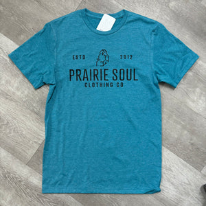 Prairie Soul Men's Tee / Cobalt Blue / Elevator Clothing Co