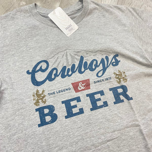 Graphic Tee / Cowboys the legend Beer