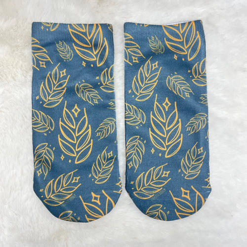 Socks Ankle / Wheat Sheaf Black