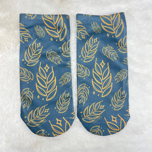 Socks Ankle / Wheat Sheaf Black