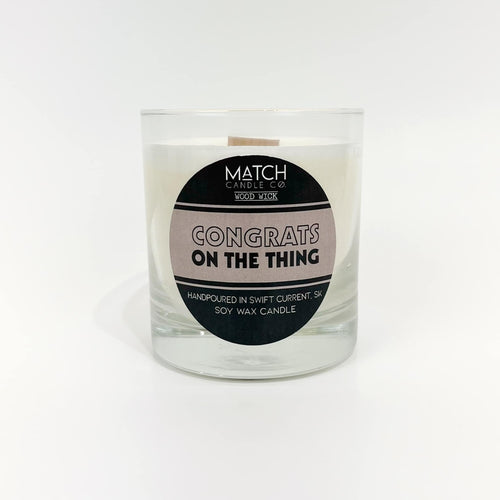 Good Intentions Candle / Congrats on the thing!