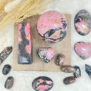 Rhodonite "The Heart Balance Stone"