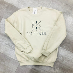 Prairie Soul Crewneck Sweater OG / Sand / X Logo