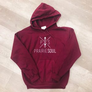 Prairie Soul Bunny Hug OG / Maroon / X Logo