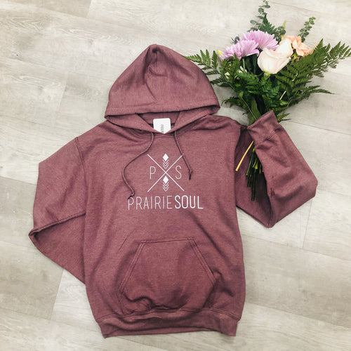 Prairie Soul Bunny Hug OG / Maroon Light / X Logo