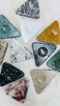 Gemstone Triangle Sphere Holder / Variety of Stones