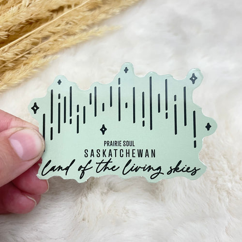 Sticker Northern Lights / Land of the Living Skies Saskatchewan