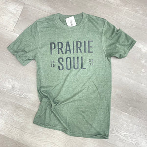 Prairie Soul Men's Tee / Green / ESTD 2012