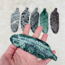 Gemstone Feather / Variety of Stones