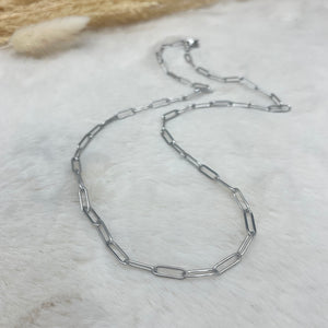 Stainless Steel Necklace / Paper Clip Chain