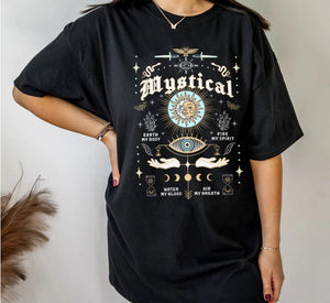 Graphic Tee / Mystical Earth Fire Water Air