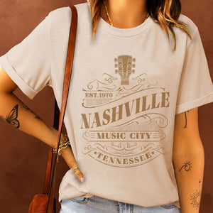 Graphic Tee / Nashville Est 1970 Music City Tennessee