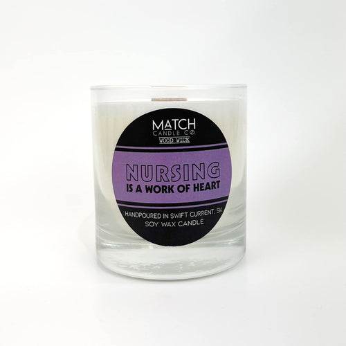 Good Intentions Candle / Nursing is a work of heart