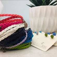 Braided Wrap Bracelet / Variety of colours