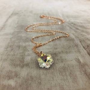 Necklace / Snowflake Aurora Crystal