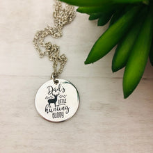 Dad’s Little Hunting Buddy Coin Necklace