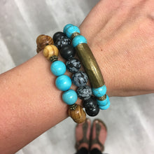 Stone Stacker Bracelet / Turquoise