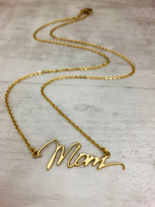 Custom Calligraphy Necklace / Family Names