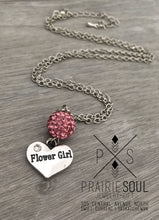 Wedding Party Heart Necklace
