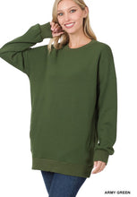 Sweatshirt round neck with pockets 29"
