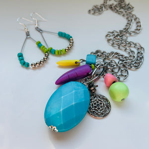 Necklace / one of a kind #2 / colourful