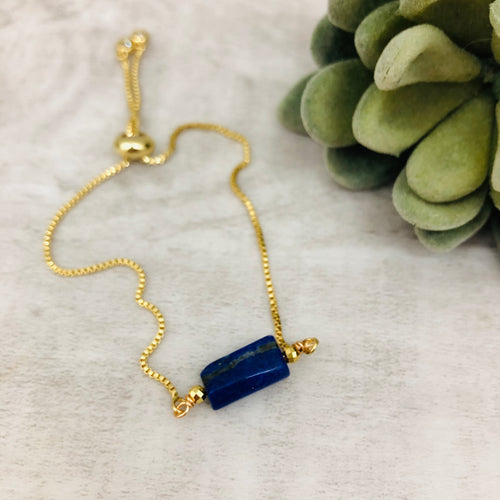 Lena Gemstone Bracelet / Lapis Lazuli