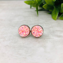 Druzy Earrings / Original / Pink