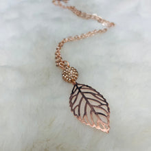 Filigree Leaf Necklace