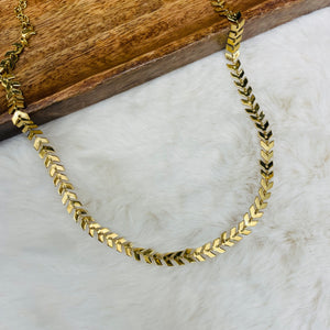 Stainless Steel Necklace / Fishbone Chain
