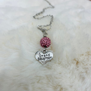 Family Name Heart Necklace