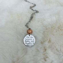 The love between a Mother and Daughter is forever Coin Necklace