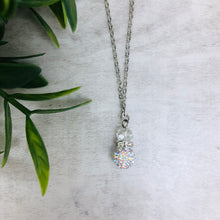 Glitterball Drop Necklace / Aurora