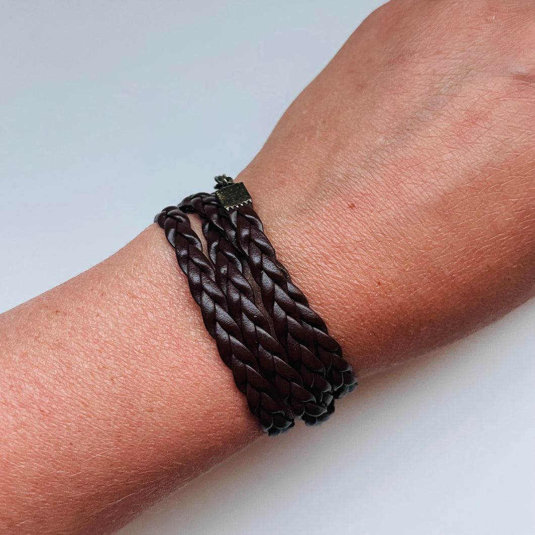 Braided Wrap Bracelet / Variety of colours