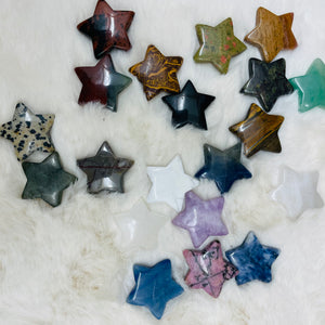 Gemstone Star Pocket Stone / Variety of Stones