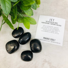 Jet "The Healer of Grief" Pocket Stone