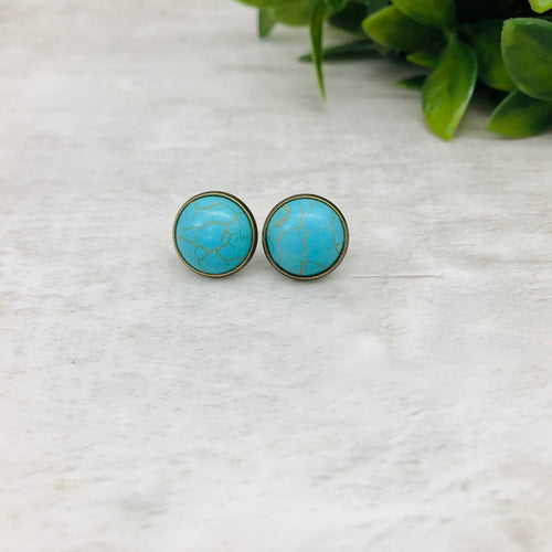 Stone Earring / Turquoise