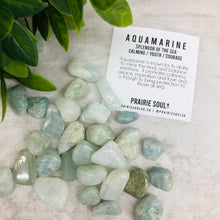 Aquamarine "Splendor of the Sea” Pocket Stone