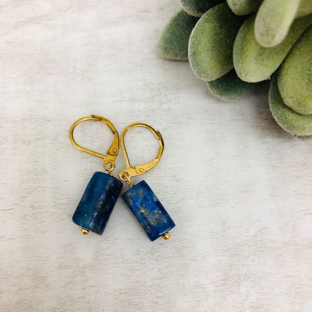Lena Gemstone Earring / Lapis Lazuli