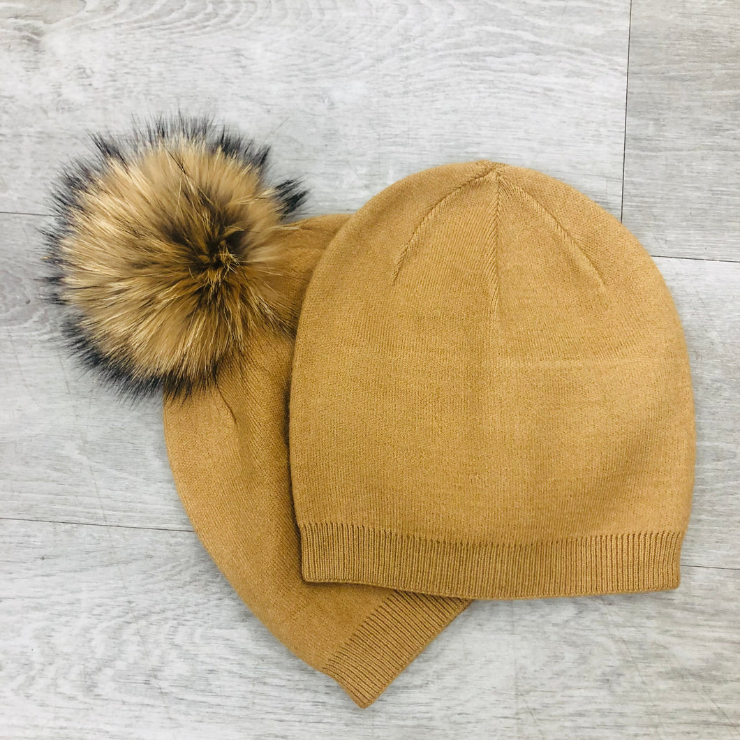 Cashmere Touque Beanie - Multiple Colour Options