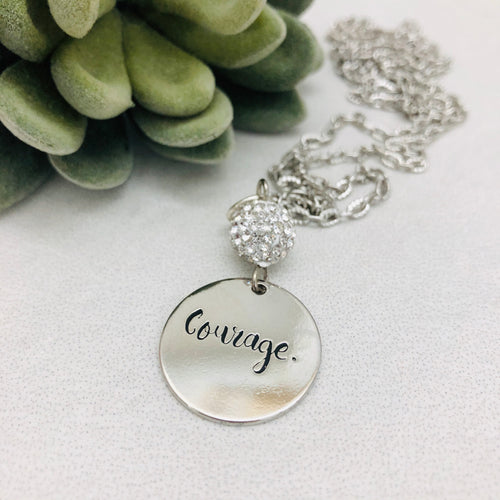 Courage Coin Necklace